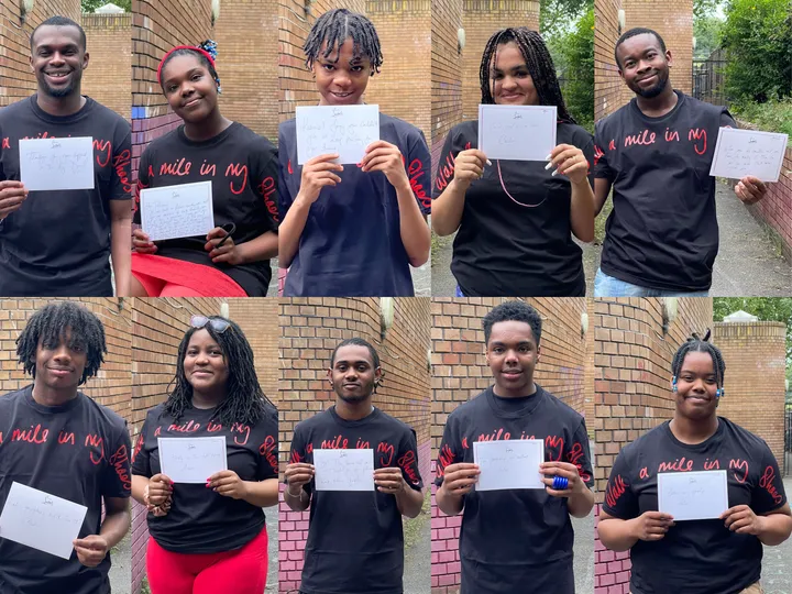 Each of the young people received a special personal message with their gift bags.