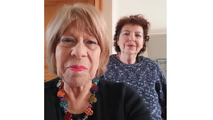 Janet & Sharon were able to see each other face-to-face after the first lockdown was relaxed. They try to meet up regularly for walks in the park together.